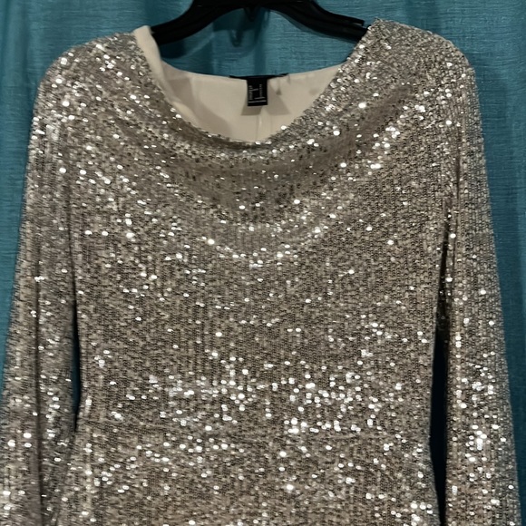 Brand New Silver cocktail dress , - Picture 6 of 6